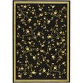 Safavieh Lyndhurst 8 ft. x 8 ft. Machine Made Round Rug - Black-Green LNH220A-8R